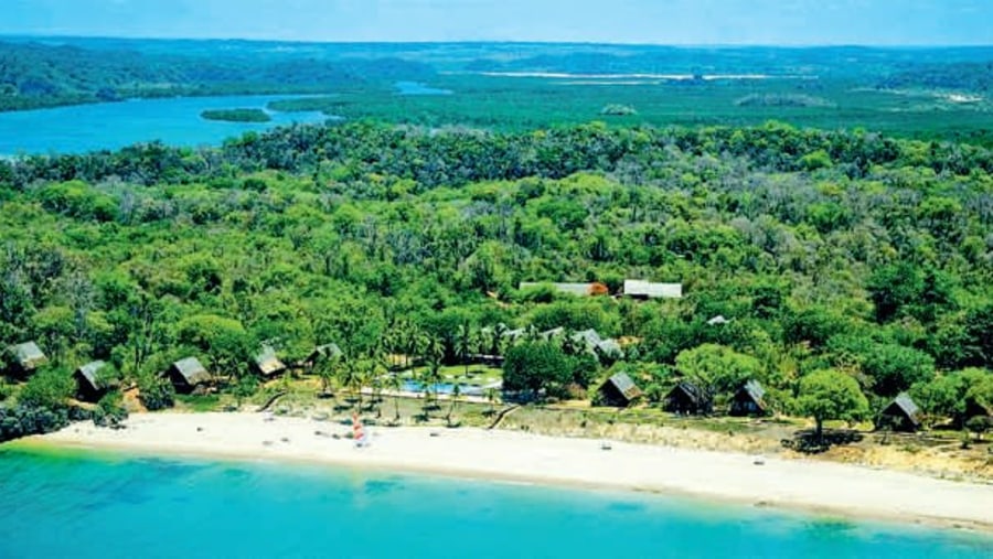 sky view of Anjajavy le Logde