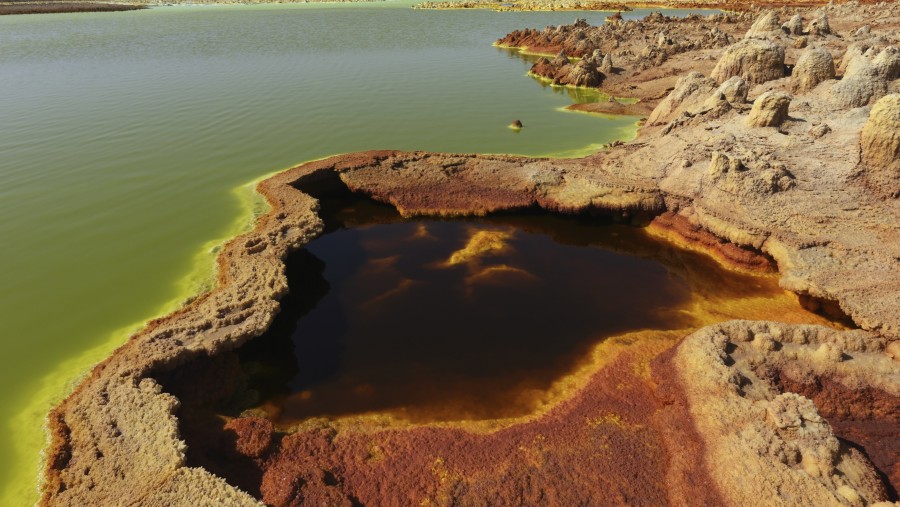 Danakil Deprsession in Ethiopia