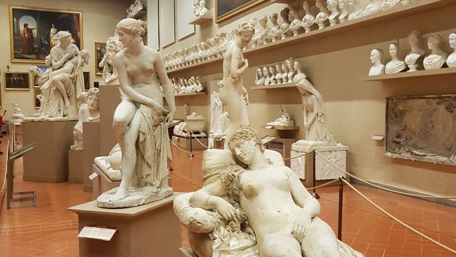 Beautiful statues inside