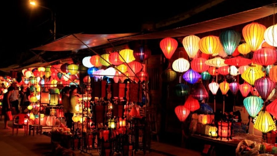 See the Chinese lanterns