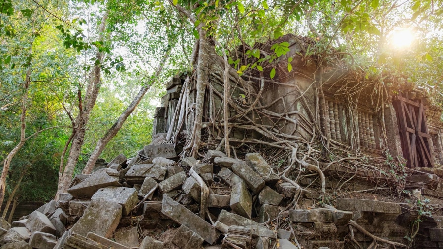 Archaeological Ruins In Cambodia