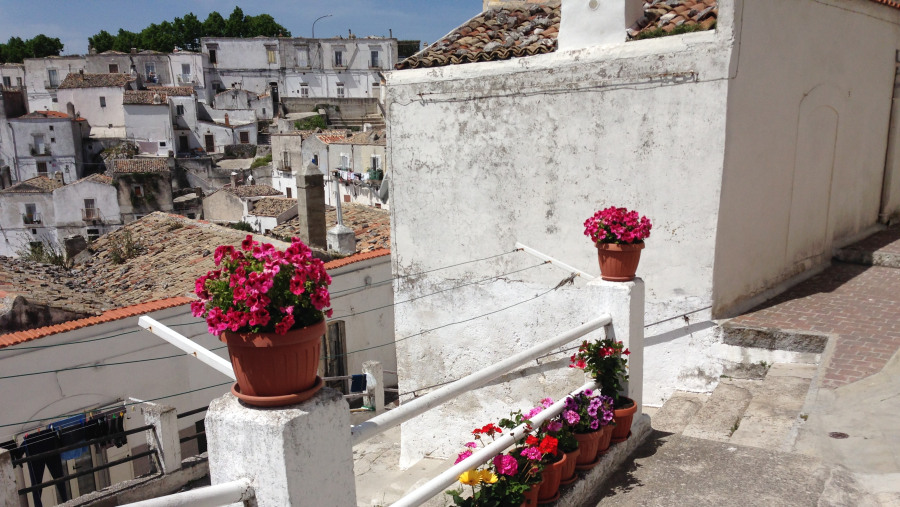 The Historic center of Monte Sant'Angelo, Foggia, Italy