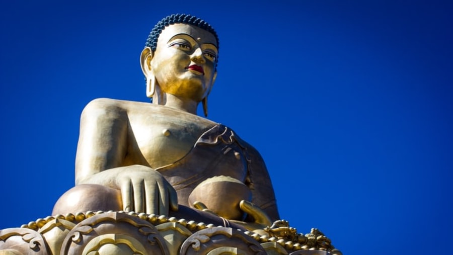 See the Big Buddha Statue in Thimphu