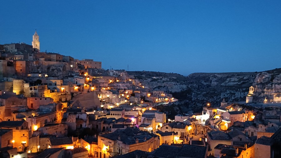 Charmant Matera Night View