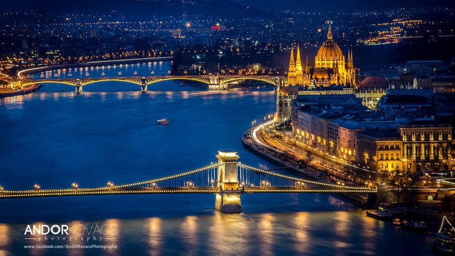 Night view of the city