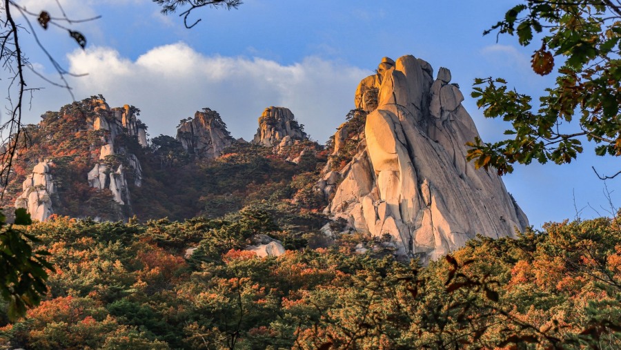 Dobongsan mountain peaks