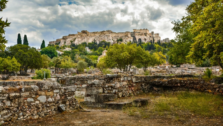 Admire the view from the Acropolis Hill