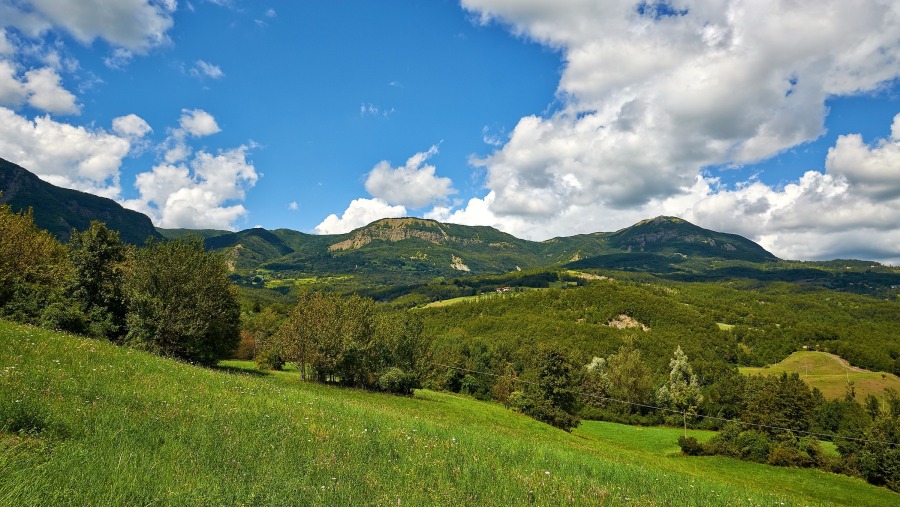 Panoramic View from Monte Barigazzo, Italy