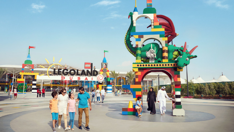 Enjoy at the Legoland Theme park