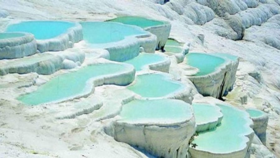 Travertines of Pamukkale (thermal pools)