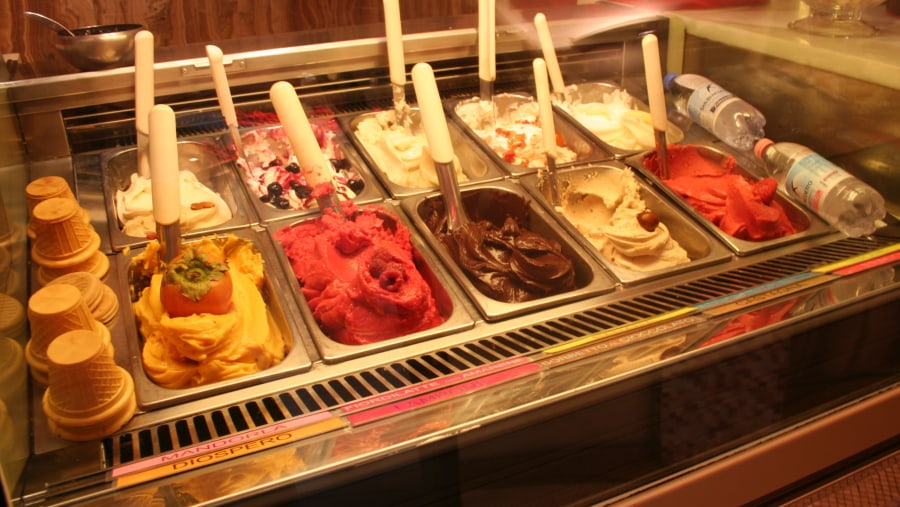 Gelato flavors 