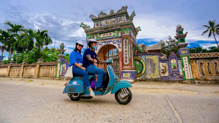 Vespa Tour in Hue City Vietnam