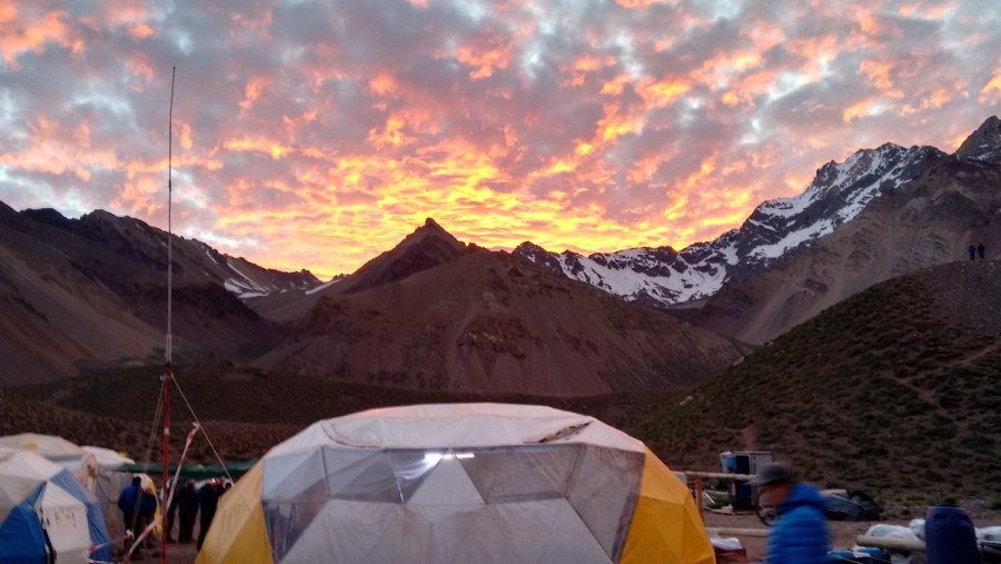 View of the peak from the campsite