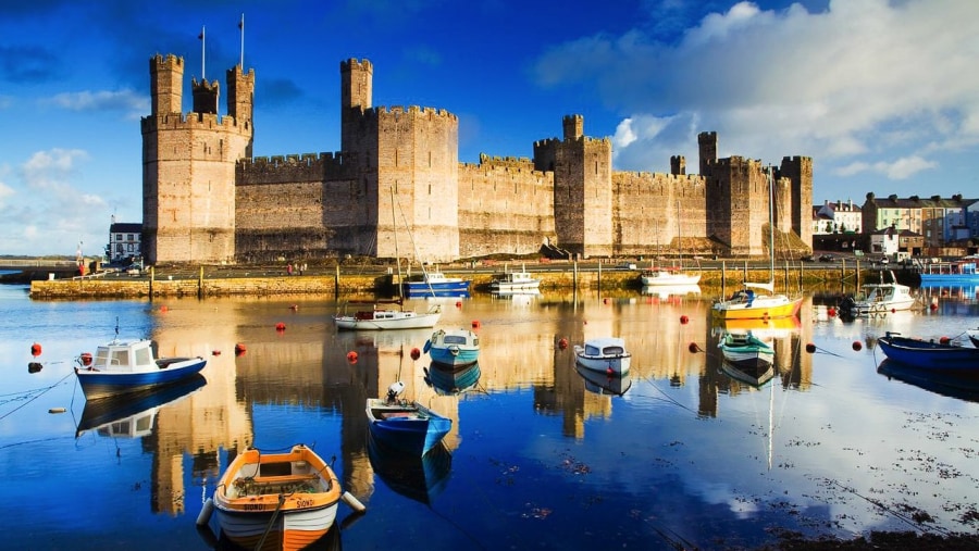 See the Caernarfon Castle