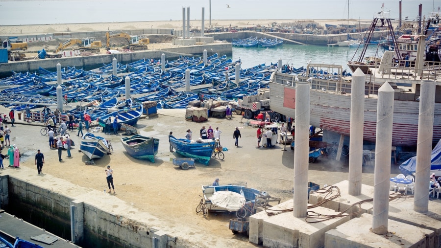 Fish Port and the Beach