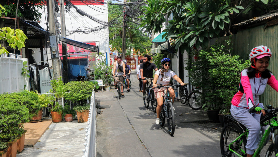 Cycle tour of Bangkok, Thailand