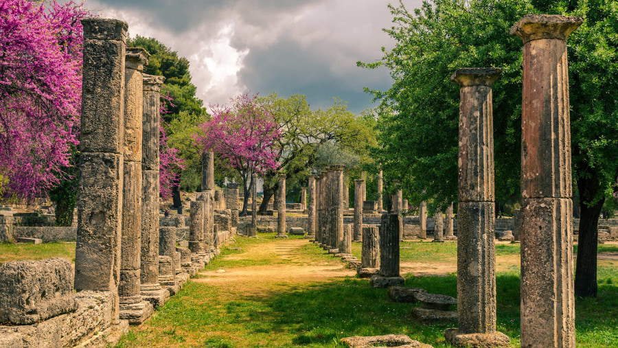 Ancient Olympia Ruins