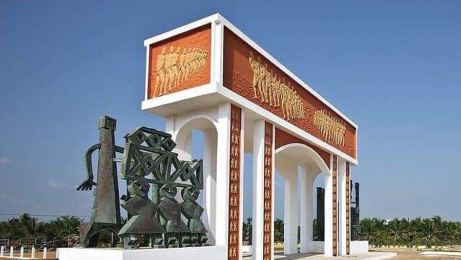 Monument In Benin Africa