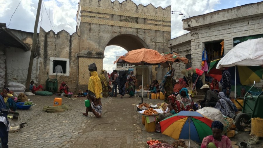 Street Market in Harar City, Ethiopia