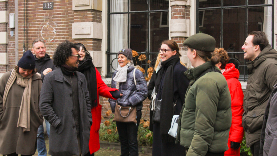 Travellers in Amsterdam