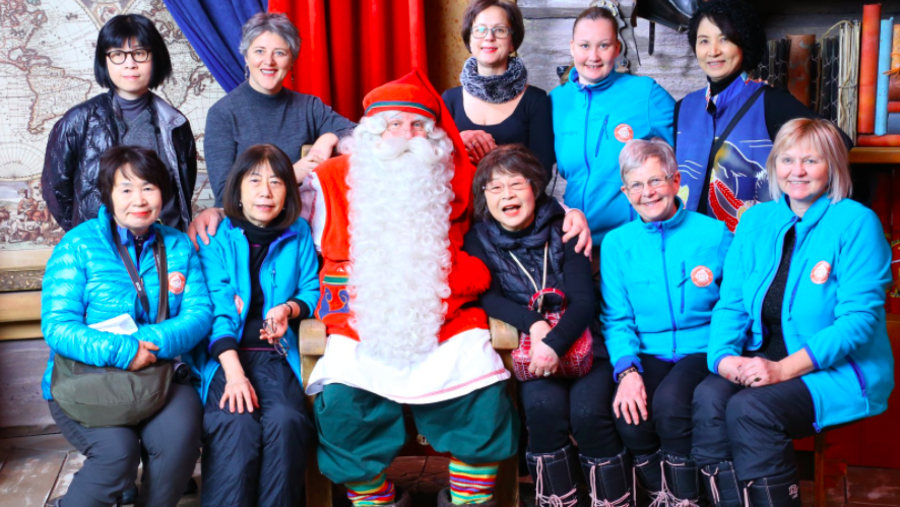 Meet Santa Claus in Rovaniemi, Finland
