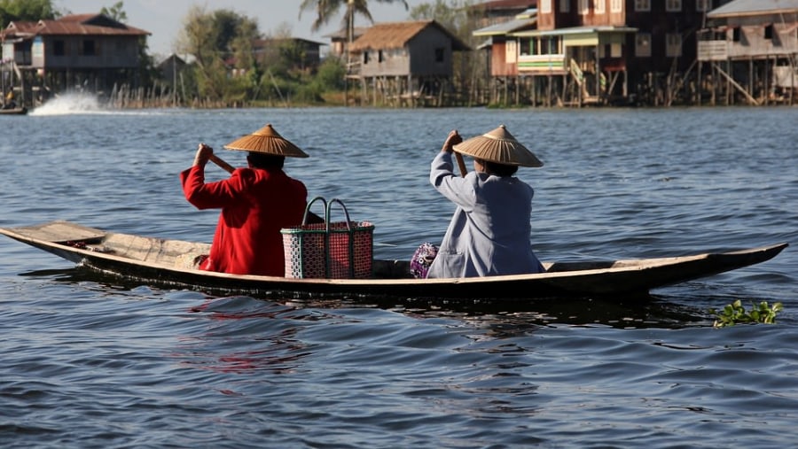 Boat Excursion on Inle Lake, Myanmar