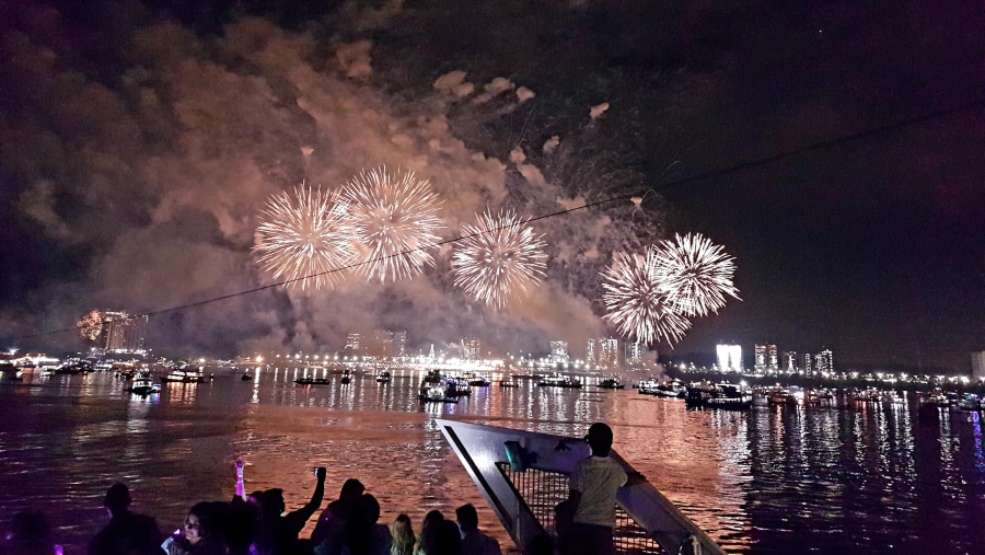 Fireworks At New Year's Eve