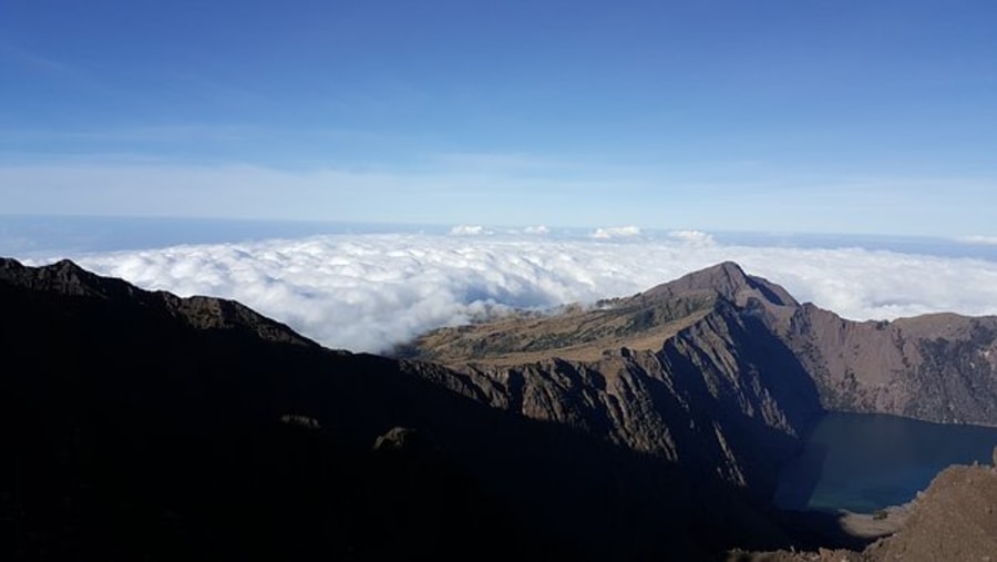 Mount Rinjani In Indonesia