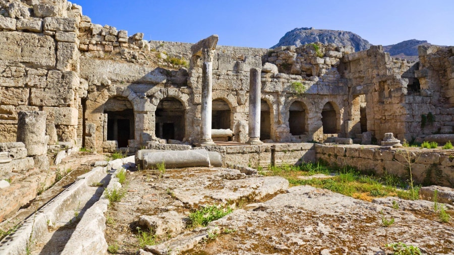 archaological site of Corinth