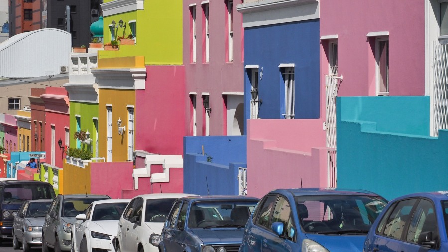 Colorful Malay houses