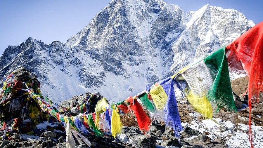 The Everest Base Camp in Nepal