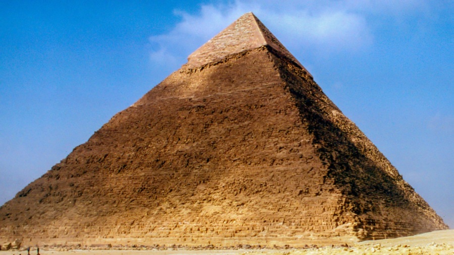 Great pyramid inside which the meditation sessions happen