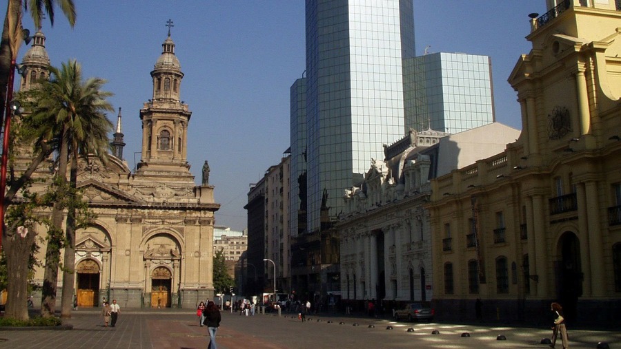 Modern and Old Santiago