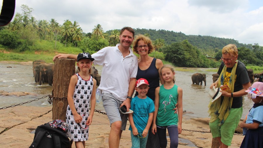 Family Trip to Pinnawala Elephant Orphange