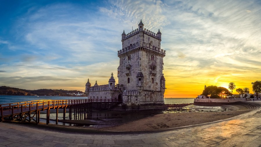 Marvel at the Tower of Belem in Lisbon