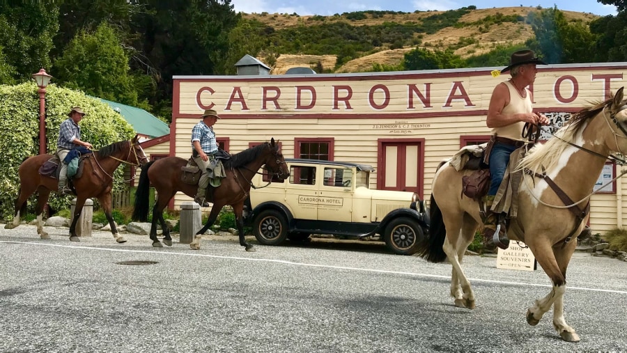 Take a horse ride by the Cardrona Hotel