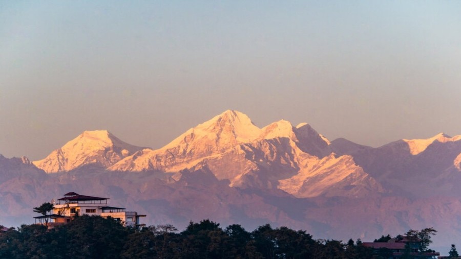 nagarkot and mountain view.