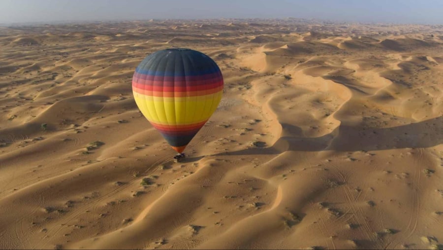 Balloon stop in Dubai