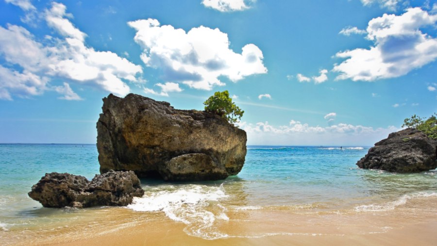 Visit the Padang Beach in Bali, Indonesia