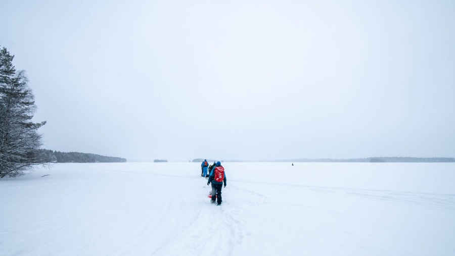 Lake Kitka in Kuusamo, Finland