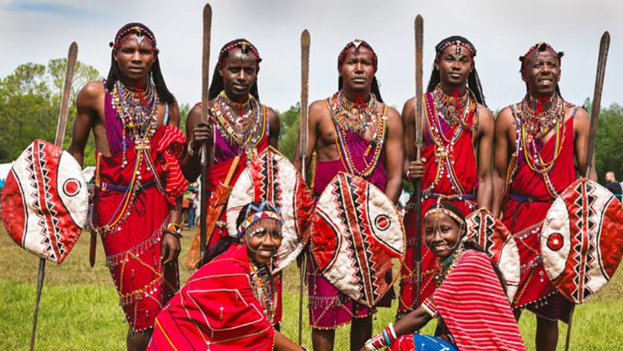 Masai village near Mikumi National Park