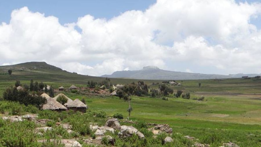 Admire the scenic views of Lalibela and surroundings