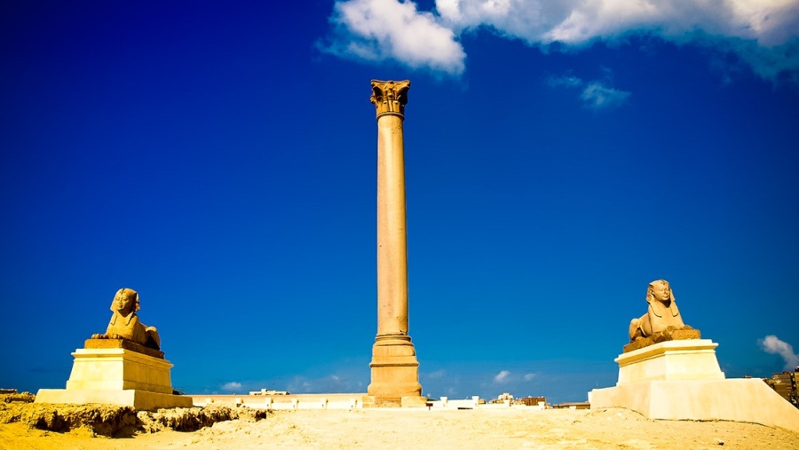 Admire the Pompey Pillar