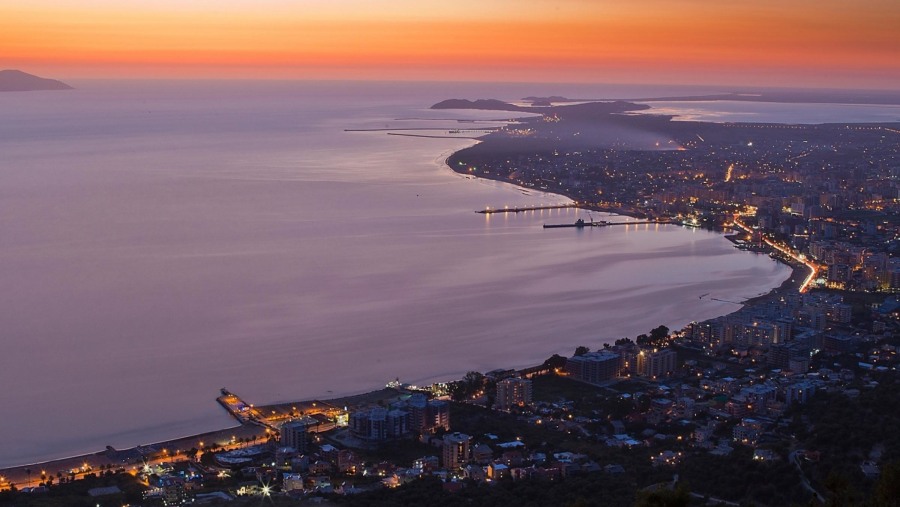 Aerial View of the Coastline