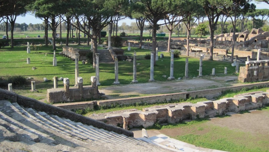 Ruins in Ostia