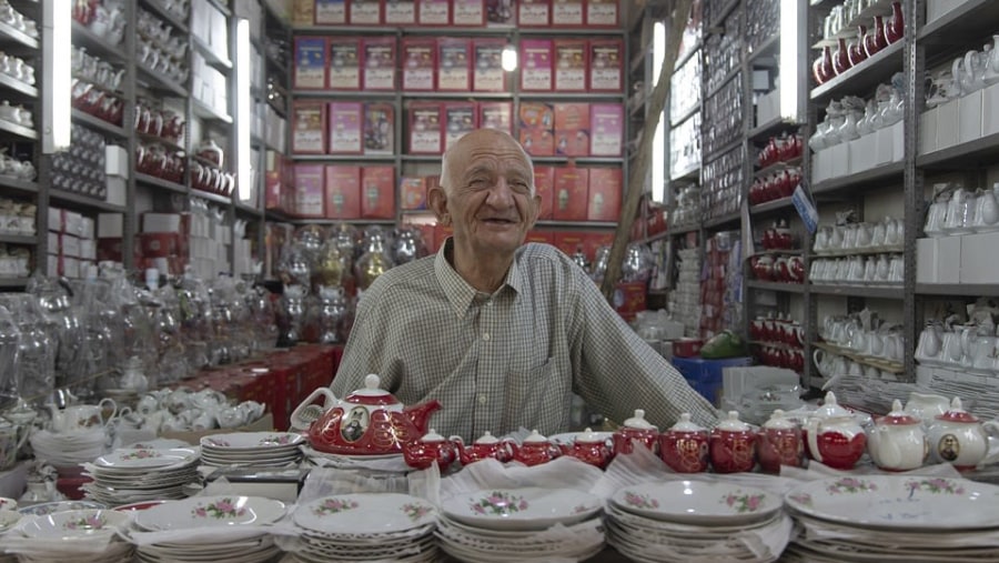 Shop at the Bazaar of Kashan