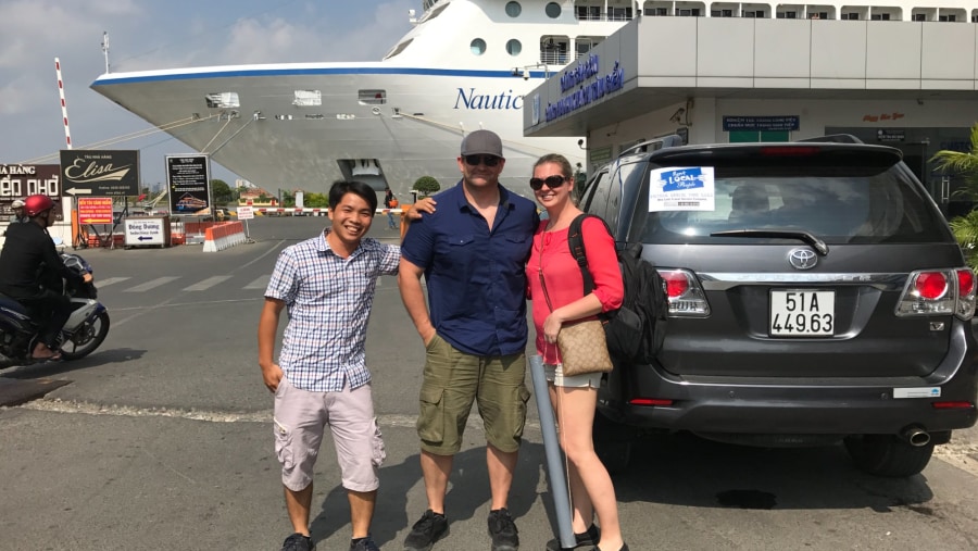 Travelers in Ho Chi Minh