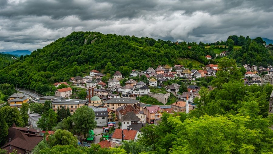 The historic Travnik city