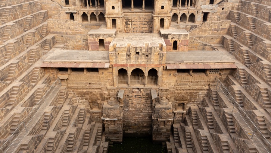 Front Part of Chand Baori