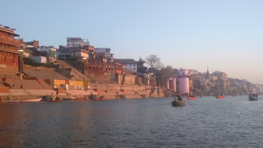 View of the ghat